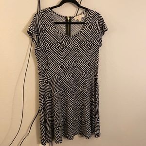 Michael Kors black and white dress